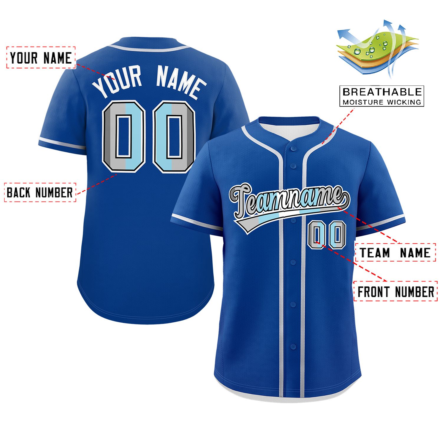 Custom Royal Demiboy For Pride Month Classic Style Authentic Baseball Jersey
