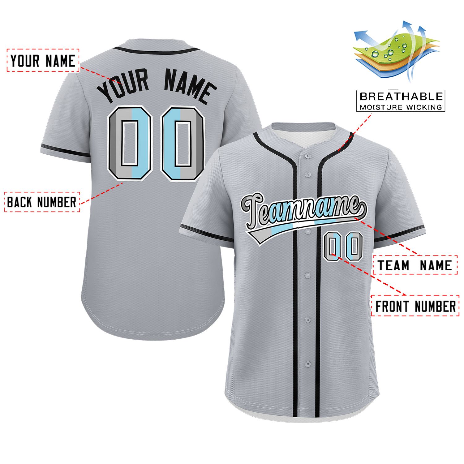 Custom Gray Demiboy For Pride Month Classic Style Authentic Baseball Jersey