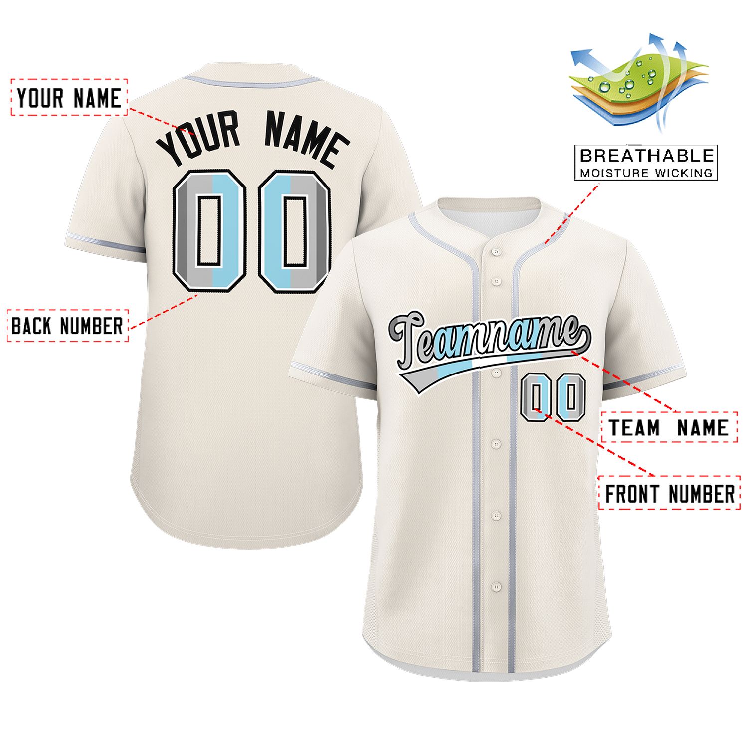 Custom Cream Demiboy For Pride Month Classic Style Authentic Baseball Jersey