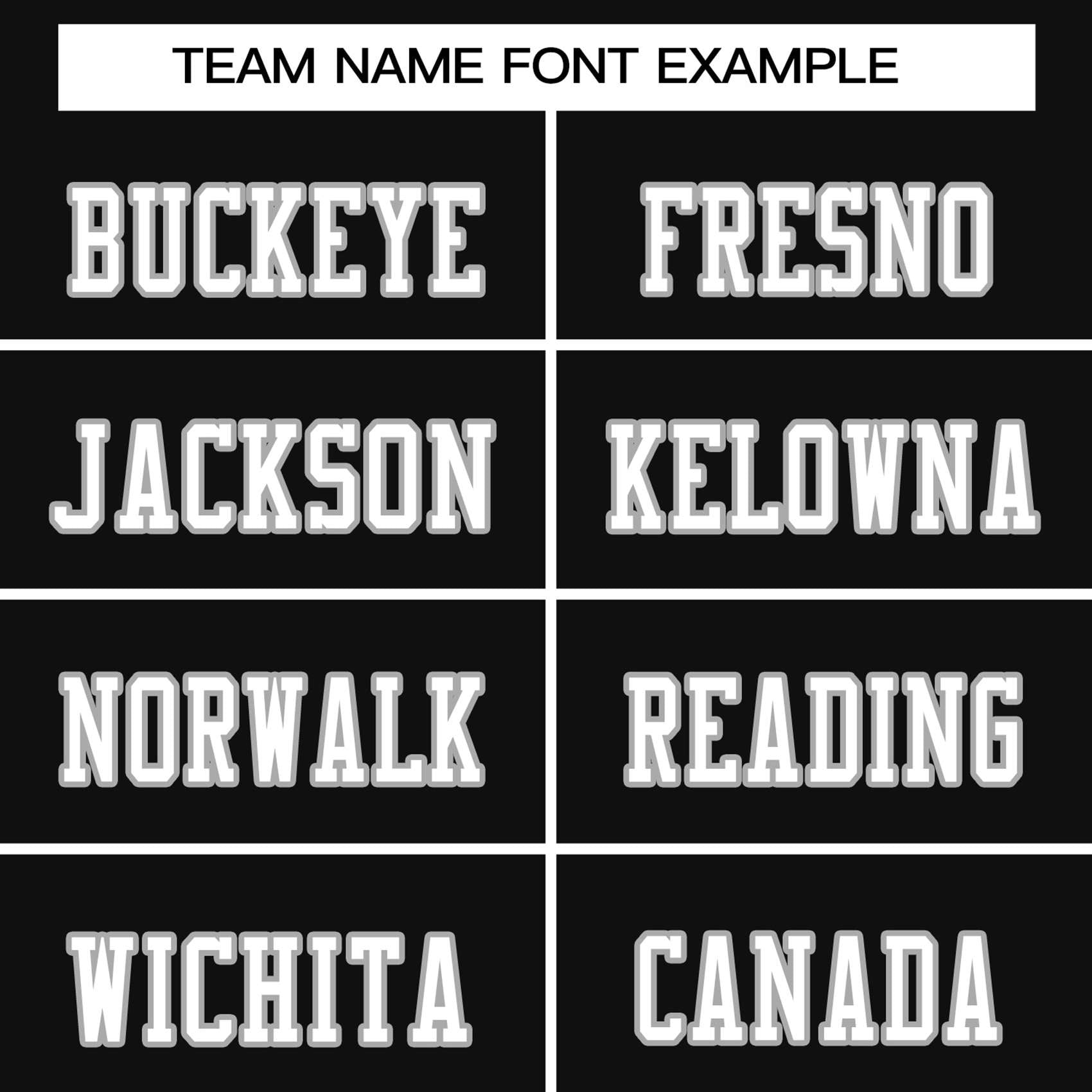 black mesh football jersey name font