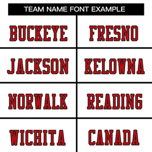 custom football uniforms team name font