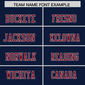 Custom Navy Gray Retro Personalized Sleeve Line Authentic Football Jersey