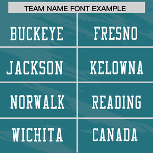 Custom Aqua Gray Personalized Scratch Pattern Design Authentic Football Jersey