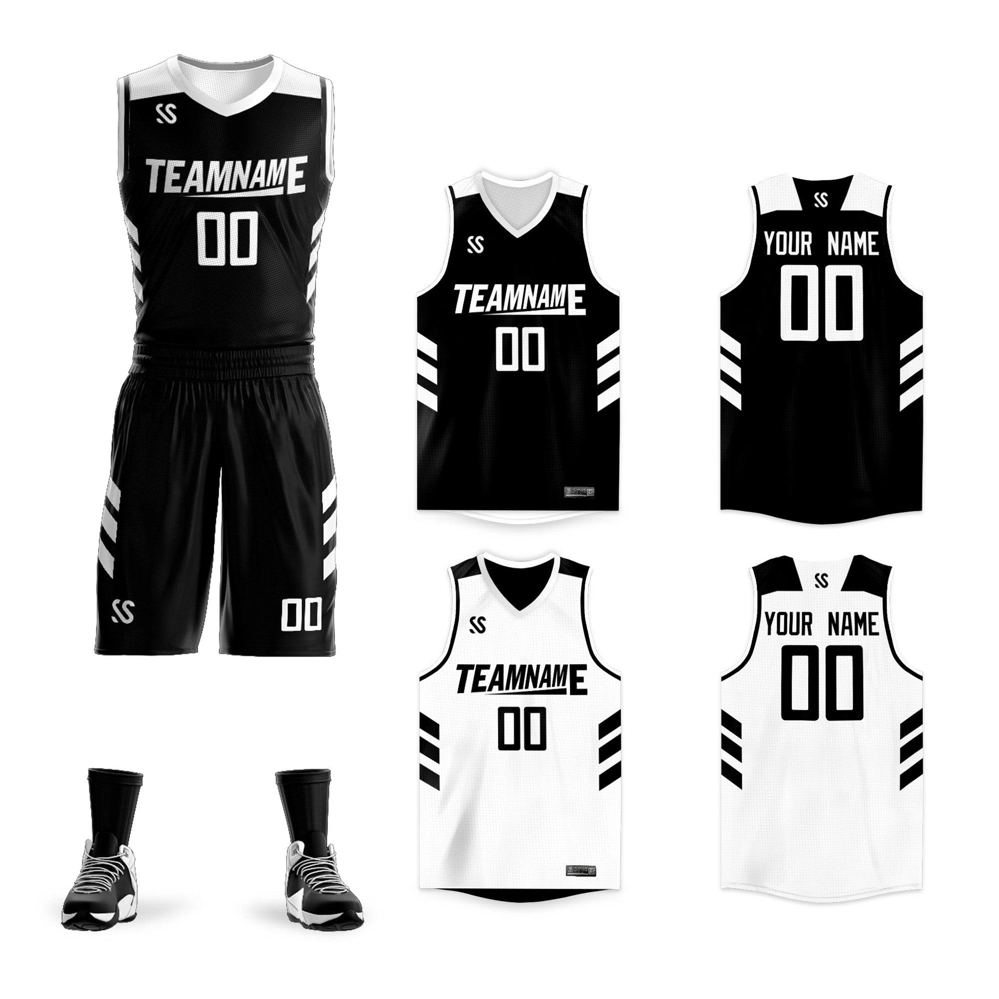 bulk reversible basketball jerseys