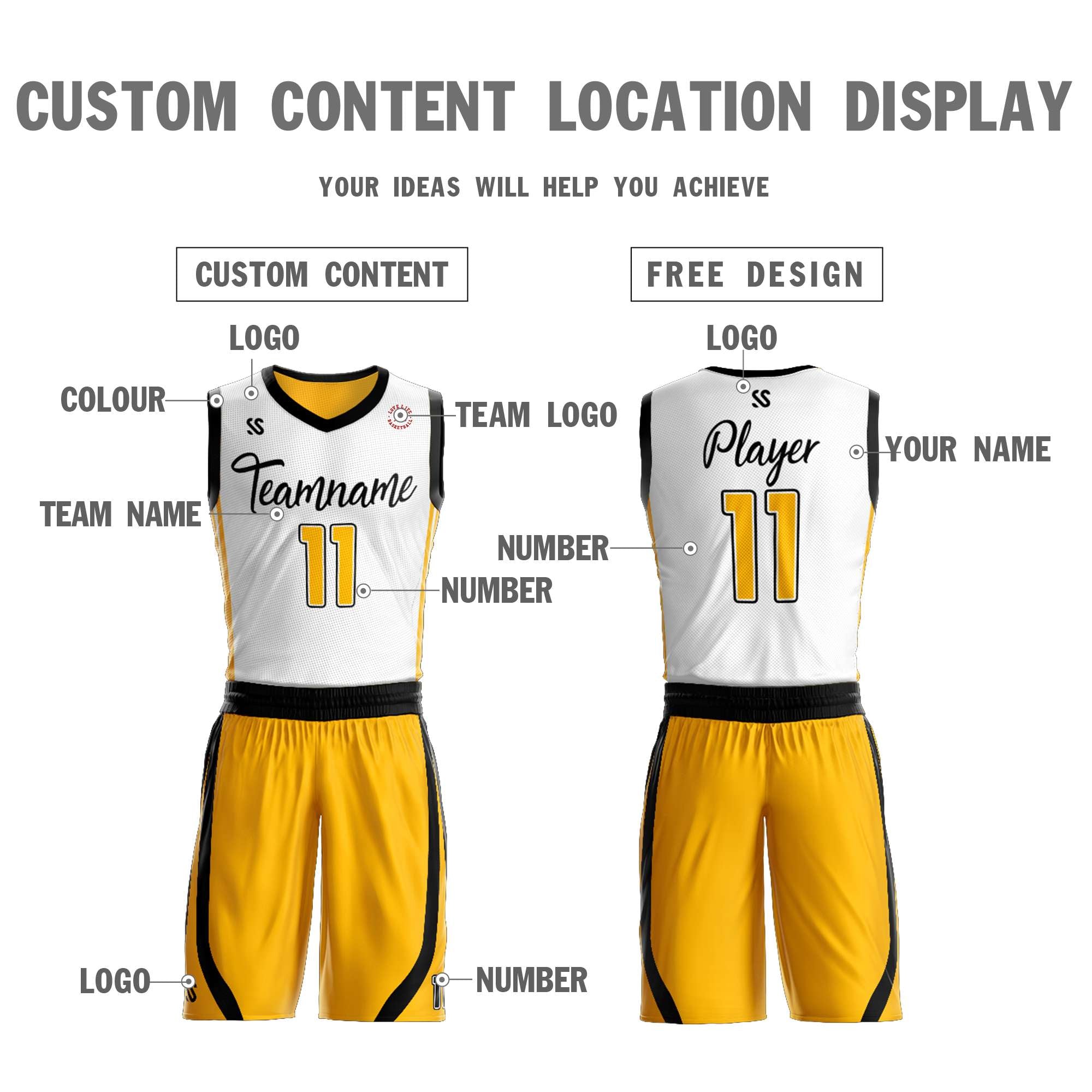 sublimated reversible basketball jerseys