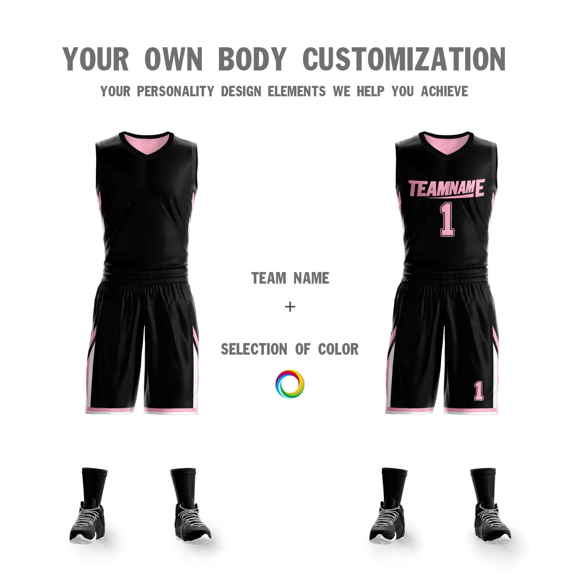 reversible basketball team uniforms