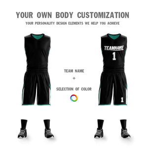 team basketball jerseys reversible