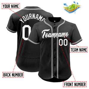 custom black vintage button down baseball jersey