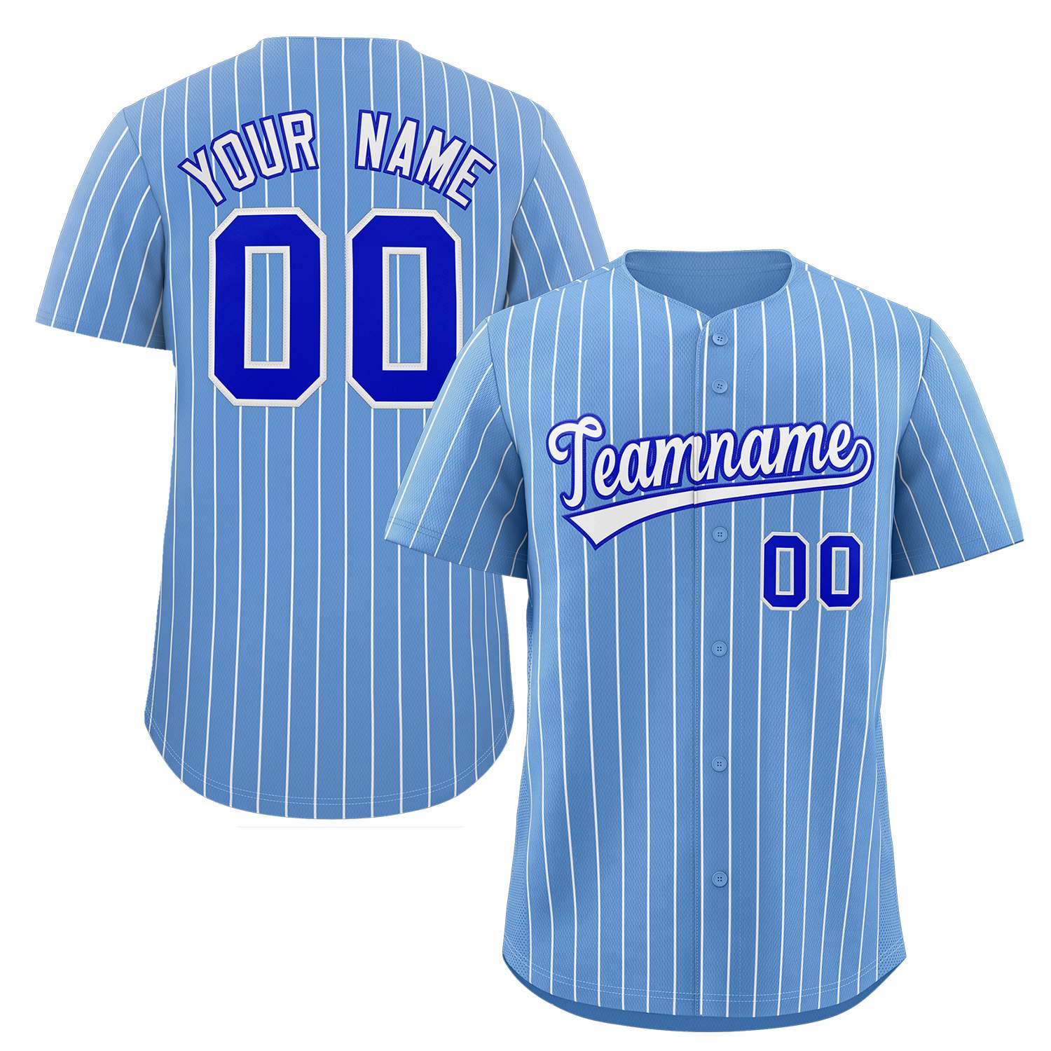 pinstripe baseball uniforms