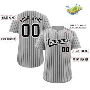 blank striped baseball uniforms team name