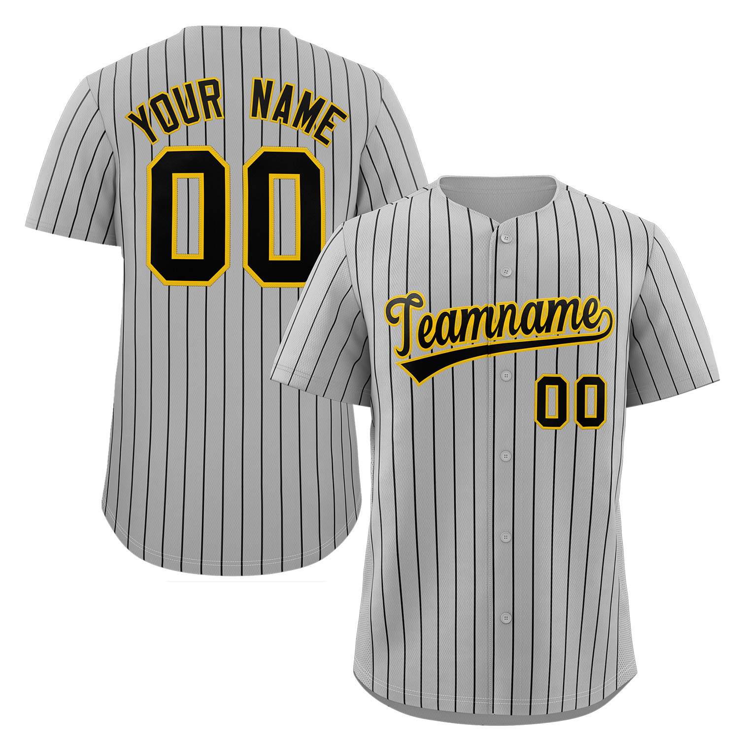 pinstripe baseball jersey blank