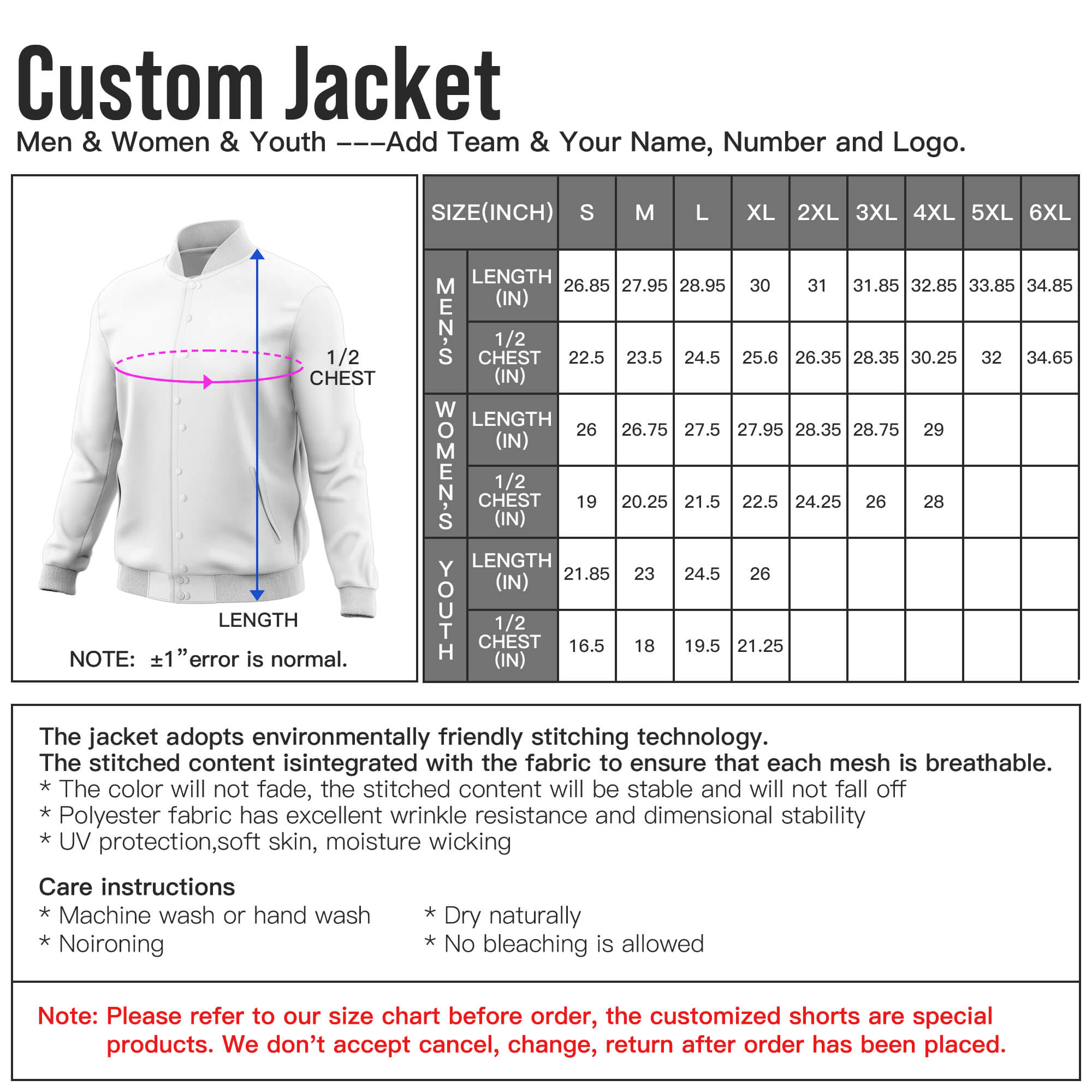 jacket-sizechart