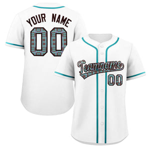 Custom Personalized Baseball Jersey Stitched Ethnic Pattern Name Number Sports Unifrom