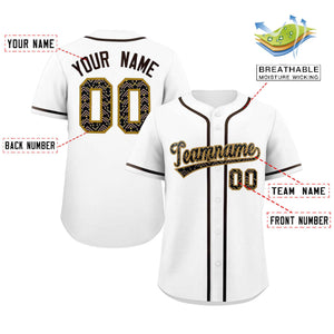 Custom Personalized Baseball Jersey Stitched Ethnic Pattern Name Number Sports Unifrom