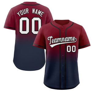 gradient baseball uniforms for man