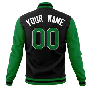 Custom Full-Snap Baseball Coats Personalized Varsity Letterman Jackets with Raglan Sleeves