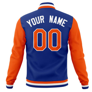 Custom Full-Snap Baseball Coats Personalized Varsity Letterman Jackets with Raglan Sleeves