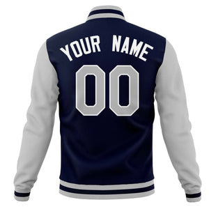 Custom Full-Snap Baseball Coats Personalized Varsity Letterman Jackets with Raglan Sleeves