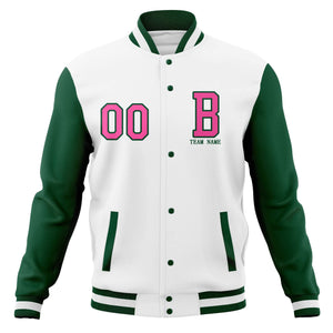 Custom Varsity Letterman Jacket Personalized Stitched Bomber Baseball Coat