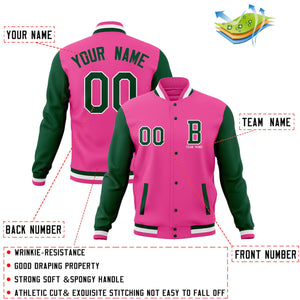 Custom Varsity Letterman Jacket Personalized Stitched Bomber Baseball Coat