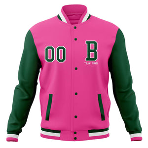 Custom Varsity Letterman Jacket Personalized Stitched Bomber Baseball Coat