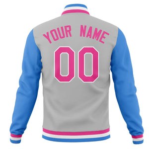 Custom Full-Snap Baseball Varsity Jackets with Personalized Coats