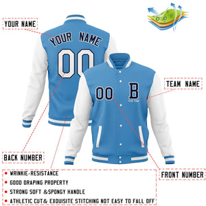 Custom Varsity Letterman Jacket Personalized Stitched Bomber Baseball Coat