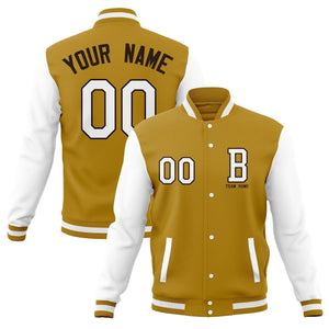 Custom Varsity Letterman Jacket Personalized Stitched Bomber Baseball Coat