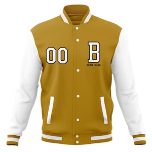 Custom Varsity Letterman Jacket Personalized Stitched Bomber Baseball Coat