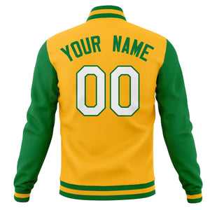 Custom Full-Snap Baseball Varsity Jackets with Personalized Coats