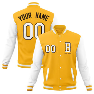 Custom Full-Snap Baseball Varsity Jackets with Personalized Coats