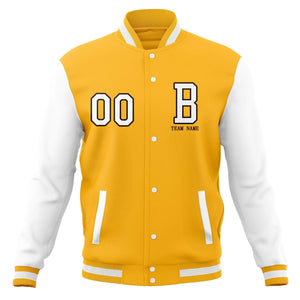 Custom Full-Snap Baseball Varsity Jackets with Personalized Coats