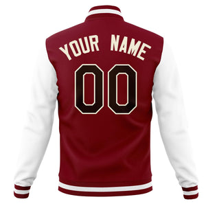 Custom Full-Snap Baseball Varsity Jackets with Personalized Coats