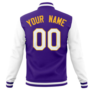 Custom Full-Snap Baseball Varsity Jackets with Personalized Coats