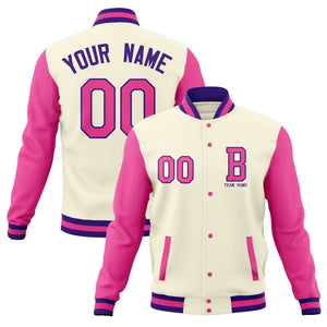 Custom Full-Snap Baseball Varsity Jackets with Personalized Coats