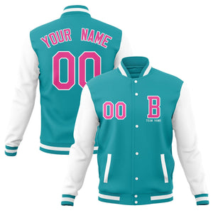 Custom Varsity Letterman Jacket Personalized Stitched Bomber Baseball Coat