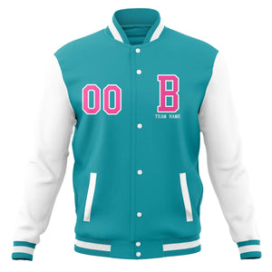 Custom Varsity Letterman Jacket Personalized Stitched Bomber Baseball Coat