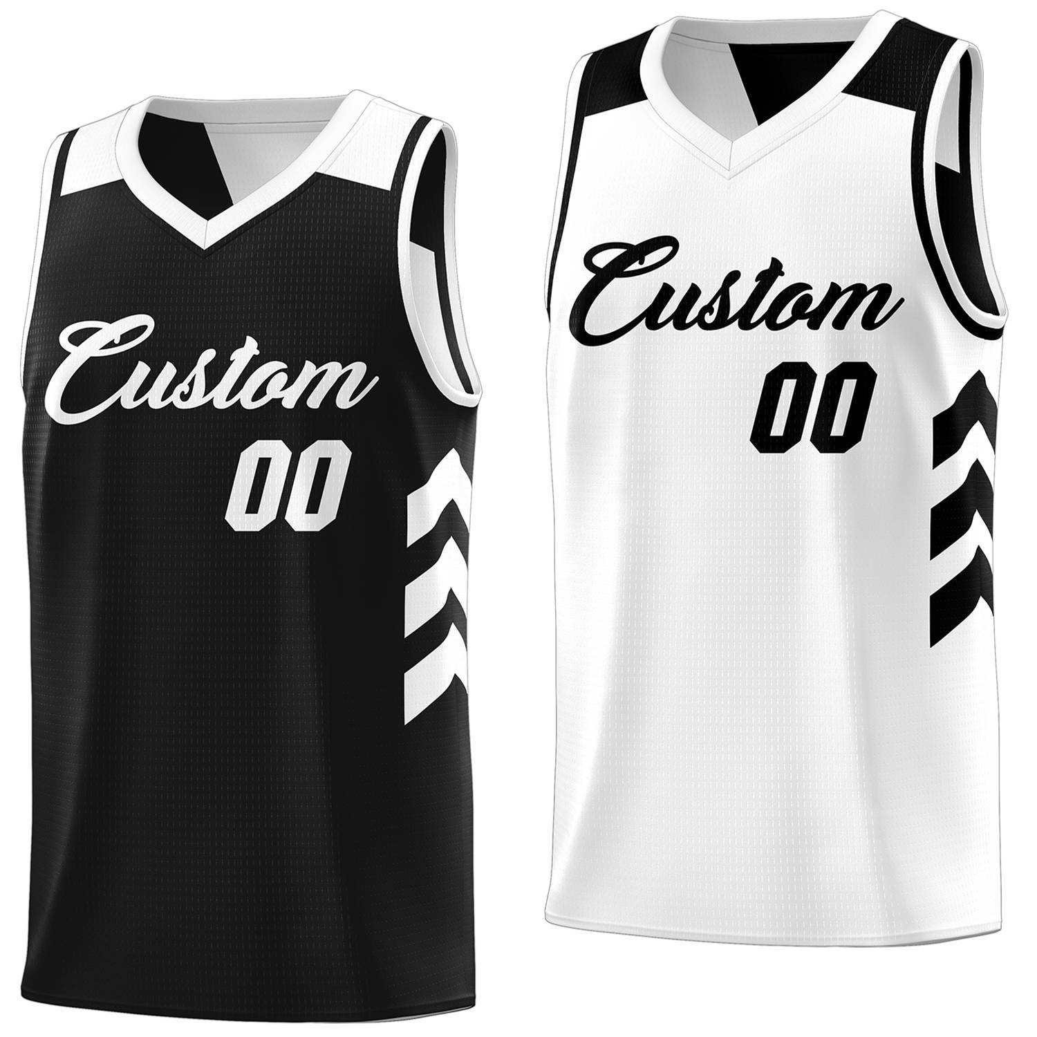 double sided basketball jersey