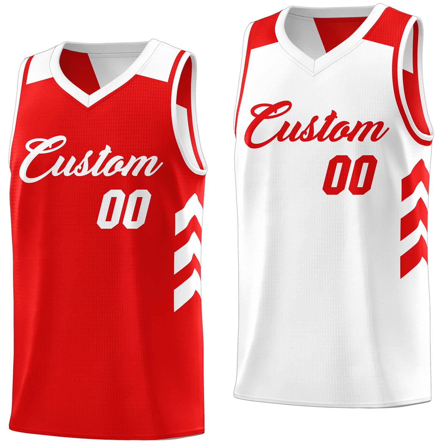 custom youth reversible basketball jerseys