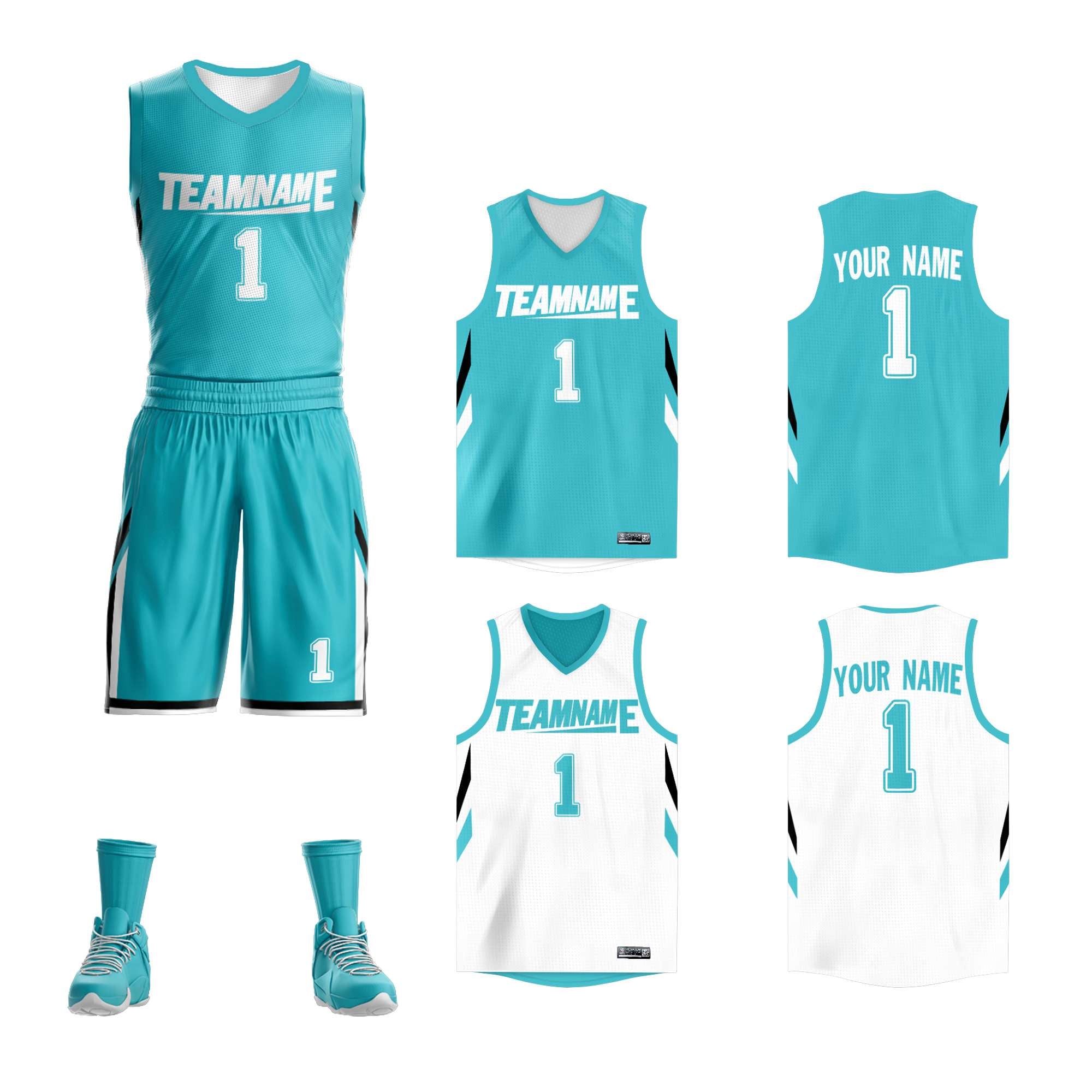 blank reversible basketball jerseys