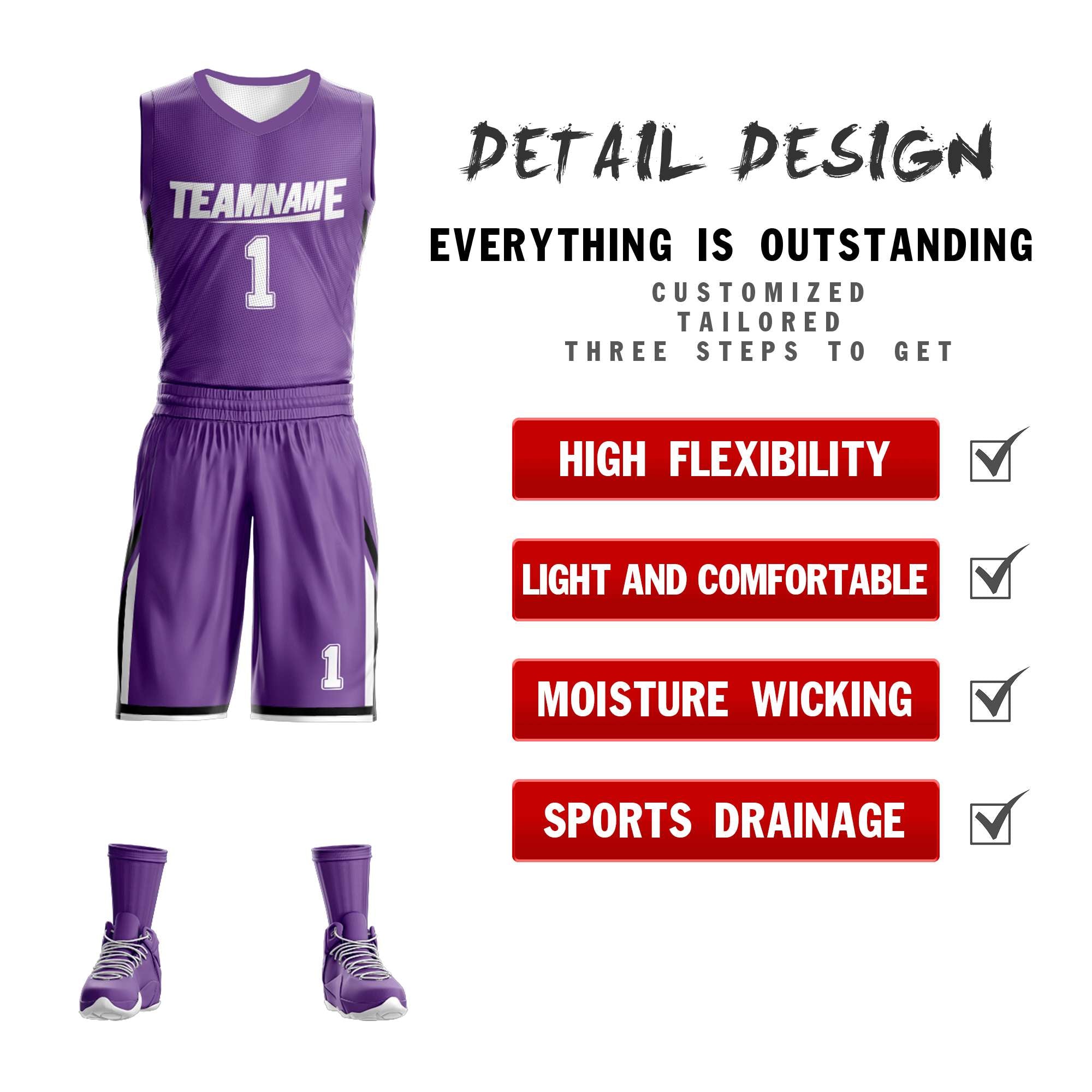 reversible basketball team jerseys