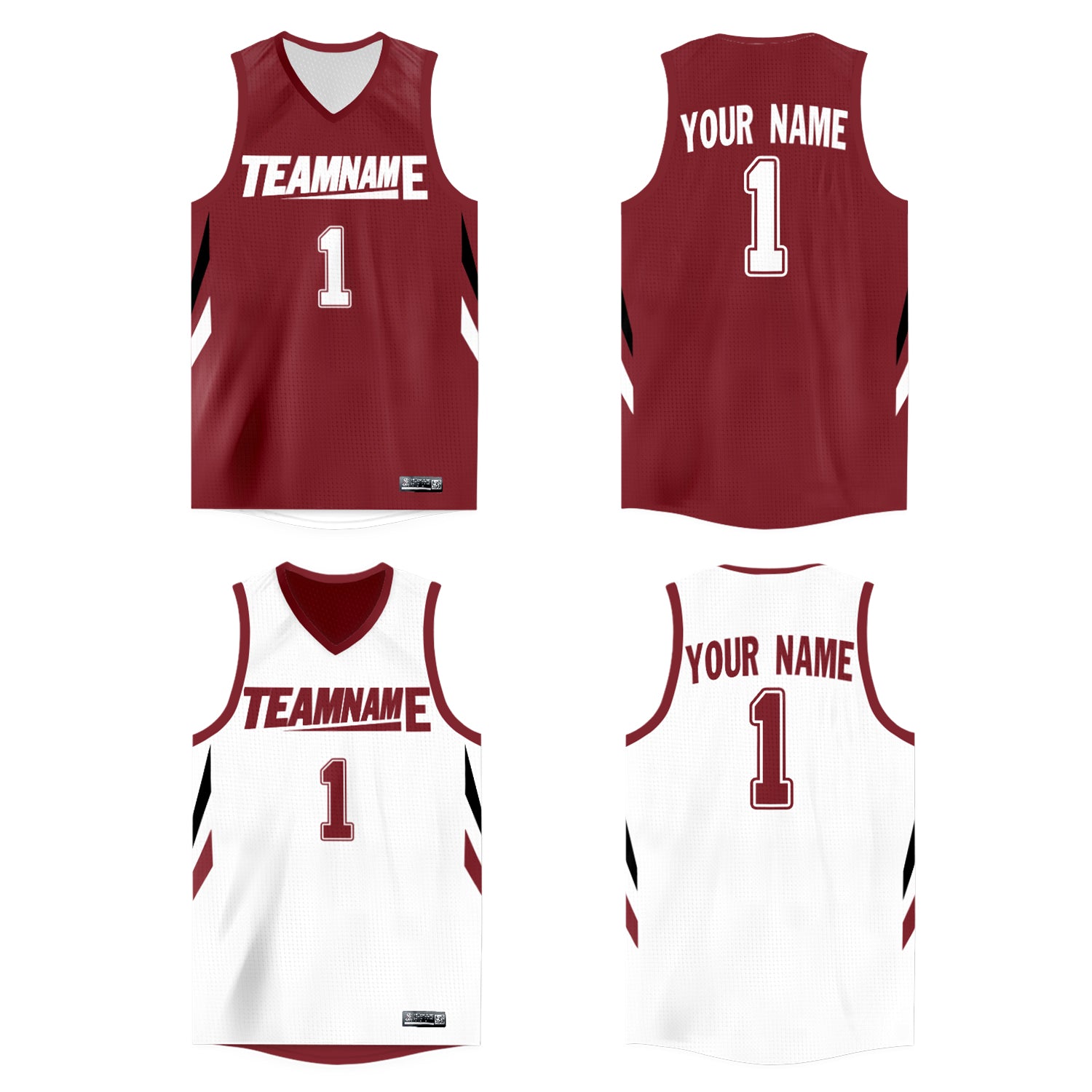 youth reversible mesh basketball jerseys