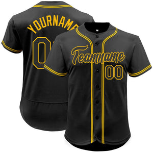 black baseball jersey