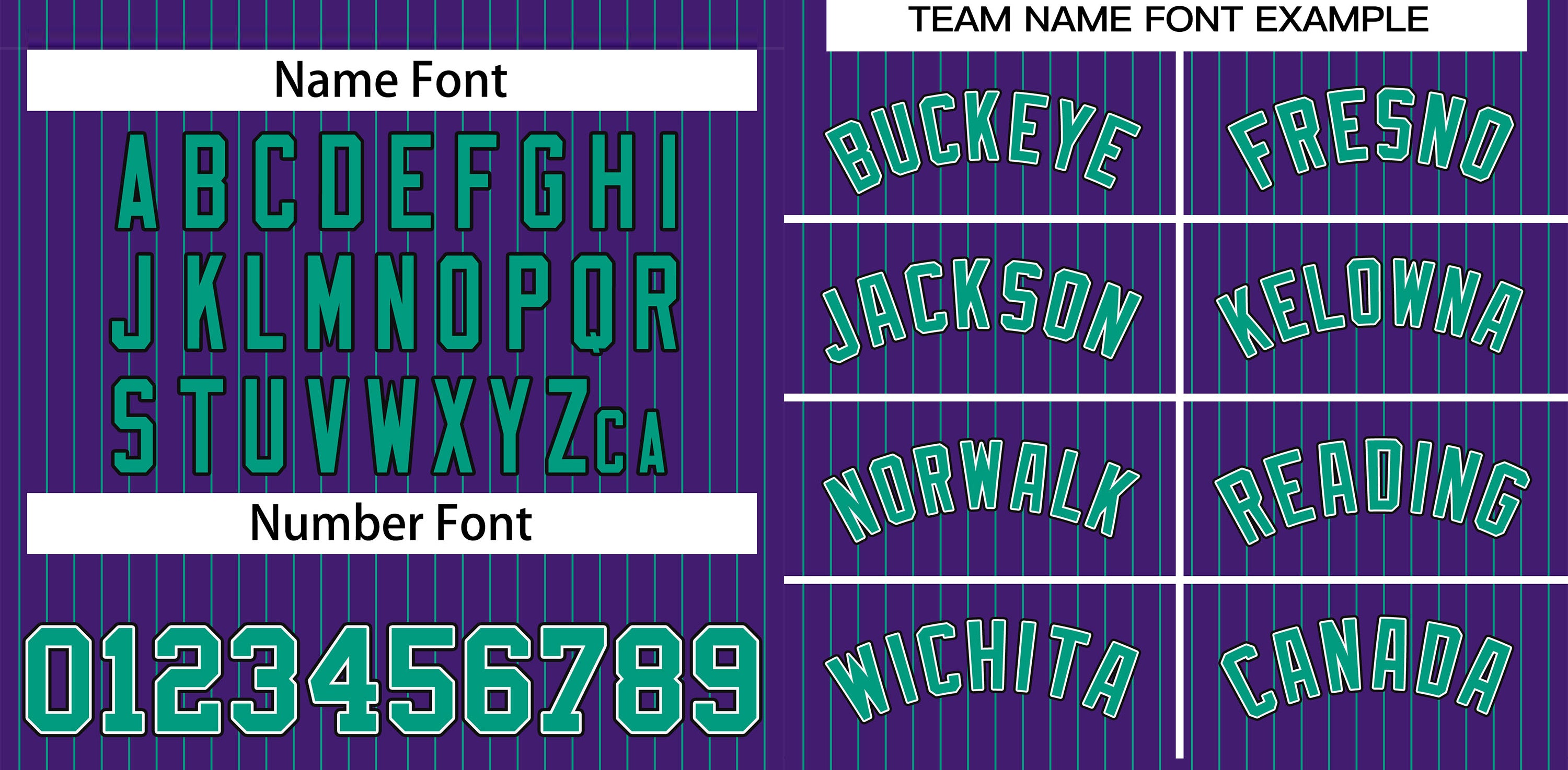 Custom Purple Aqua-Black Stripe Fashion Authentic Baseball Jersey