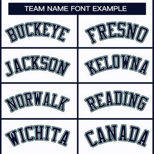 Custom White Navy White-Midnight Green Classic Style Hockey Jersey